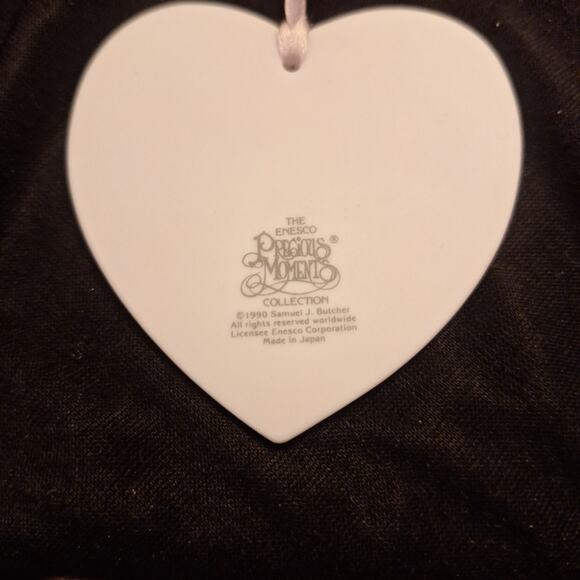 Precious Moments 2.75" You Have Touched So Many Hearts 1991 Ornament - Picture 3 of 3